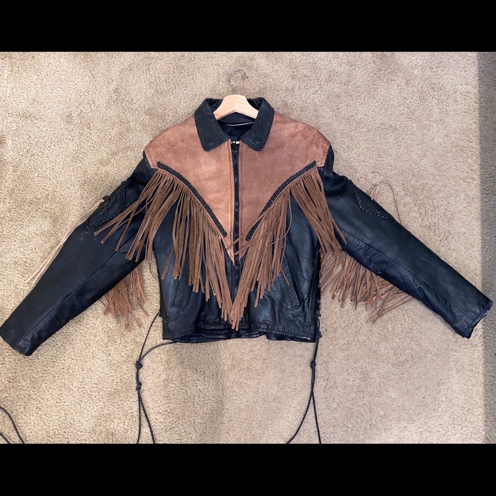 Vintage Leather Jacket (real leather)